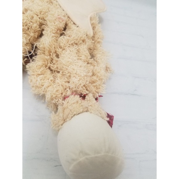 Vintage Rag Doll Shredded Angel Floral Headband Christmas Holiday Decoration 15” - Picture 10 of 13